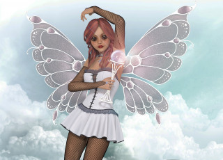 Картинка 3д+графика эльфы+ elves девушка взгляд фея