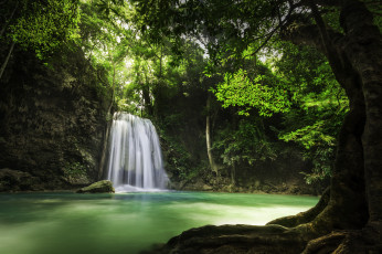 обоя природа, водопады, лес, река, водопад