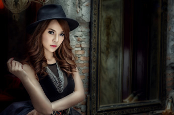 Картинка разное компьютерный+дизайн лицо взгляд шляпа