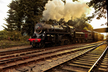 Картинка техника паровозы железная дорога паровоз