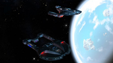 Картинка космос арт космический корабль вселенная звезды