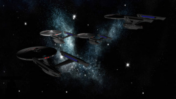 Картинка космос арт звезды вселенная космический корабль