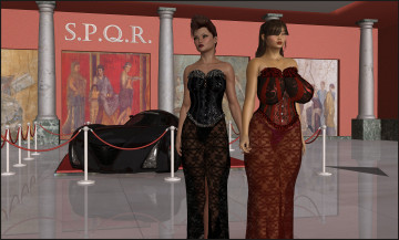 Картинка 3д+графика люди+ people девушки взгляд