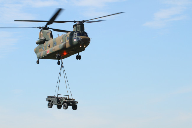 Обои картинки фото авиация, вертолёты, подвеска