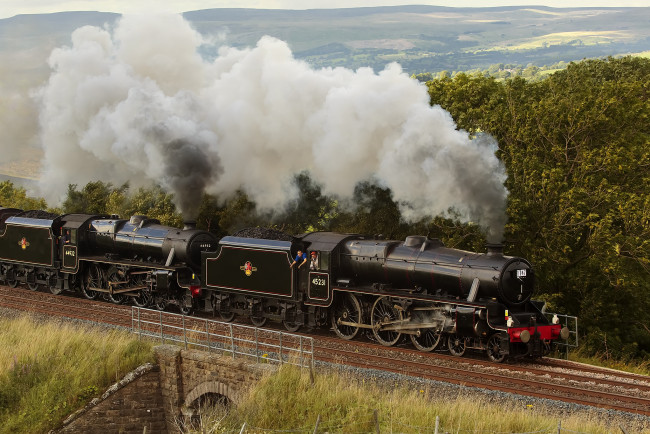 Обои картинки фото техника, паровозы, железная, дорога, паровоз