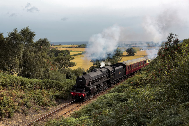 Обои картинки фото техника, паровозы, железная, дорога, паровоз
