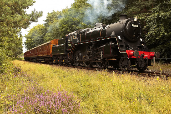 Обои картинки фото техника, паровозы, железная, дорога, паровоз