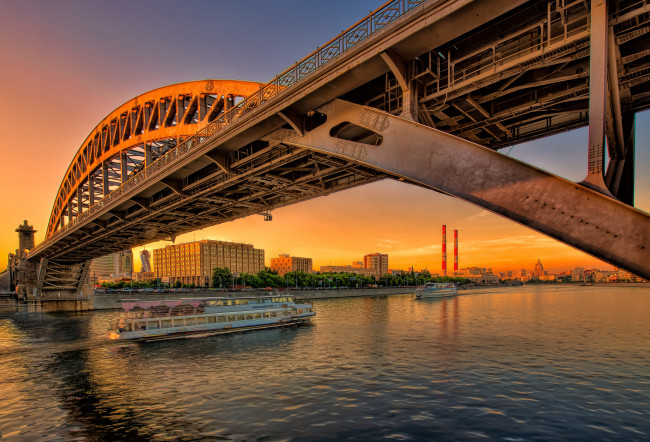 Обои картинки фото города, - мосты, река, мост