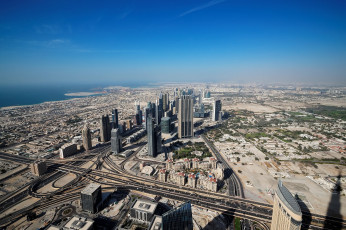 Картинка dubai +uae города дубай+ оаэ побережье небоскребы