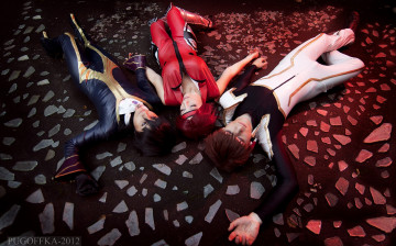 Картинка разное cosplay+ косплей арт код гиасс парни комбинезоны девушка