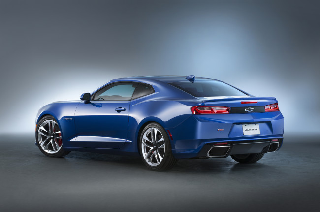 Обои картинки фото автомобили, camaro, hyper, chevrolet, синий, 2015г, concept