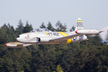 Картинка lockheed+t-33+shooting+star авиация боевые+самолёты истребитель