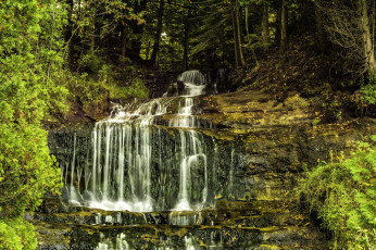 Картинка природа водопады простор