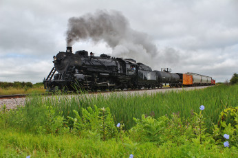 Картинка техника паровозы локомотив состав