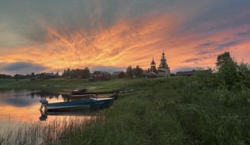 Картинка корабли лодки +шлюпки архангельская область кимжа деревня