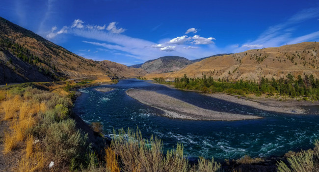 Обои картинки фото природа, пейзажи, река, лес