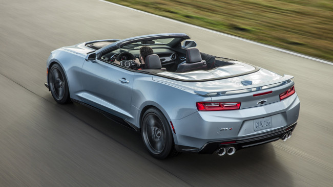 Обои картинки фото chevrolet camaro zl1 convertible 2017, автомобили, camaro, 2017, convertible, zl1, chevrolet