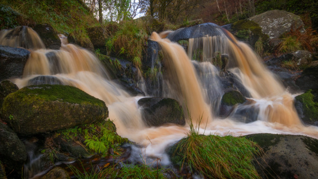 Обои картинки фото природа, водопады, простор