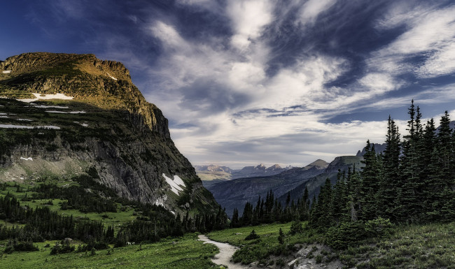 Обои картинки фото природа, горы, простор