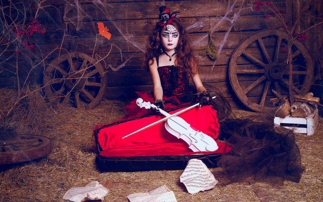 Обои картинки фото музыка, - другое, девушка, скрипка