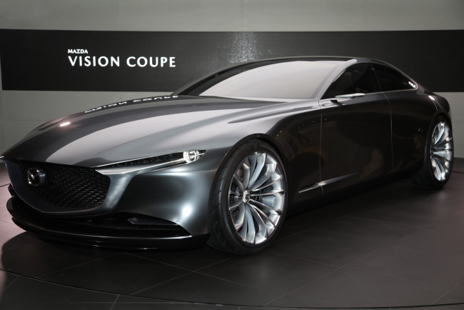 Обои картинки фото mazda vision coupe concept 2017, автомобили, mazda, vision, coupe, concept, 2017