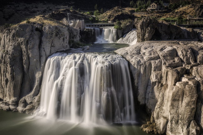 Обои картинки фото природа, водопады, простор