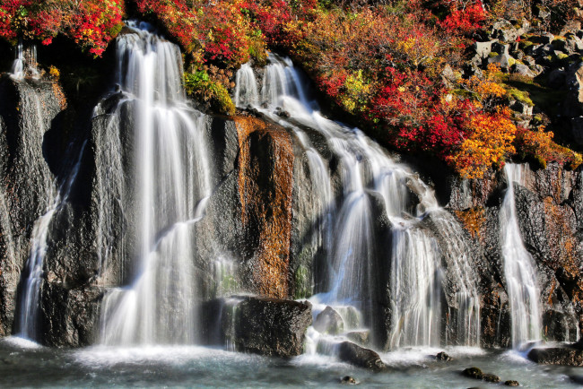 Обои картинки фото природа, водопады, простор