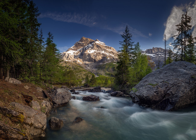 Обои картинки фото природа, реки, озера, река, лес