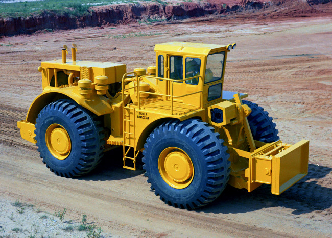 Обои картинки фото letourneau model k-600-a tractor, техника, тракторы, k-600