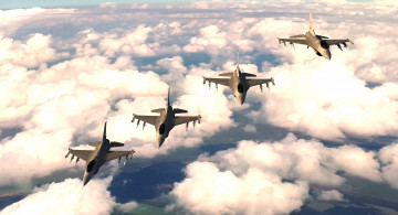 Картинка 3д+графика армия+ military полет самолеты