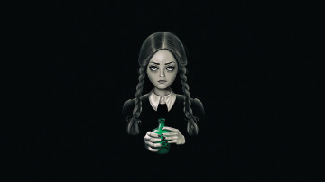 Картинка рисованное минимализм addams by vincent trinidad vincenttrinidad семейка аддамс wednesday арт death bores me уэнздей