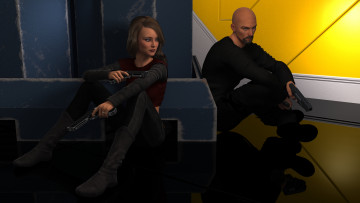 Картинка 3д+графика фантазия+ fantasy фон взгляд девушка