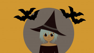 Картинка аниме магия +колдовство +halloween хеллоуин
