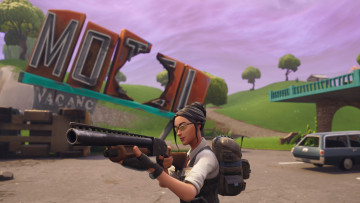 Картинка видео+игры fortnite