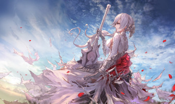 Картинка аниме sinoalice девушка