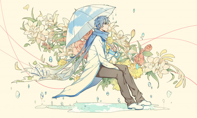 Обои картинки фото аниме, vocaloid, кайто