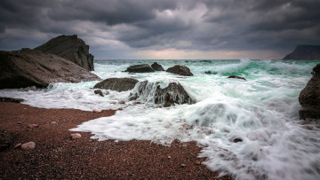 Картинка природа побережье скалы