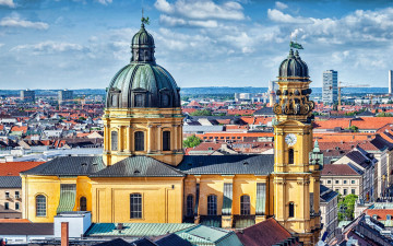 Картинка города мюнхен+ германия панорама