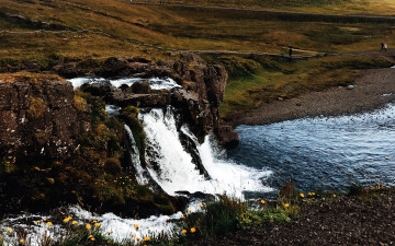 Картинка природа водопады вода водопад поток