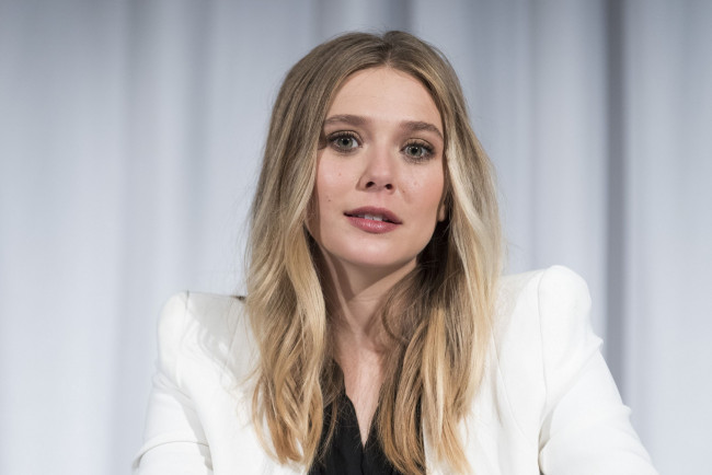 Обои картинки фото девушки, elizabeth olsen, жакет, лицо, блондинка, актриса
