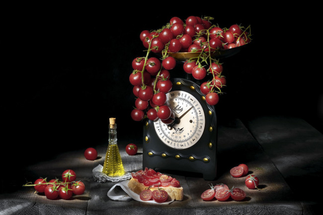 Обои картинки фото еда, помидоры, томаты, черри