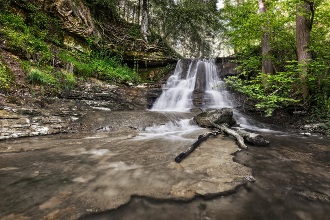 Обои картинки фото природа, водопады, простор