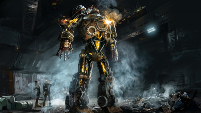 Обои картинки фото рисованное, кино,  мультфильмы, robot, olga, antonenko