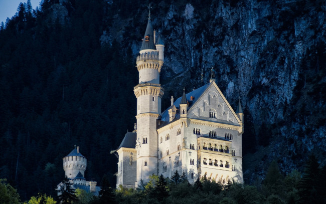 Обои картинки фото neuschwanstein casle, города, замок нойшванштайн , германия, neuschwanstein, casle
