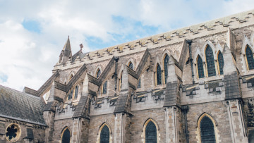 обоя города, дублин , ирландия, церковь, крайст, черч, собор, святой, троицы, главный, кафедральный, дублин