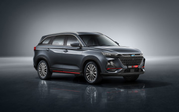 Картинка автомобили oshan x7 plus 4k внедорожники 2021 года кроссовер китайские