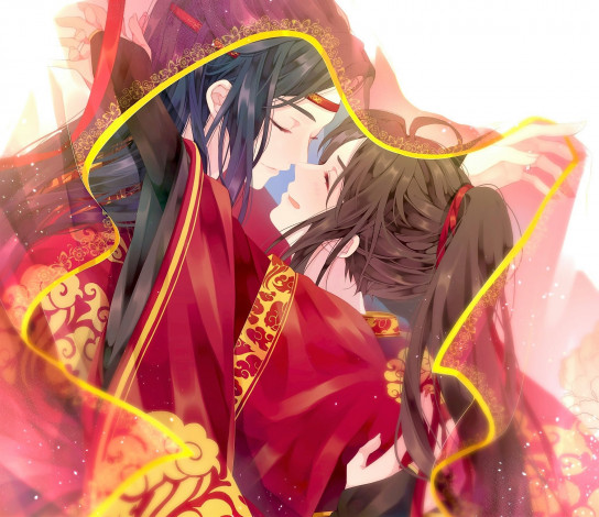 Обои картинки фото аниме, mo dao zu shi, вэй, усянь, лань, ванцзы