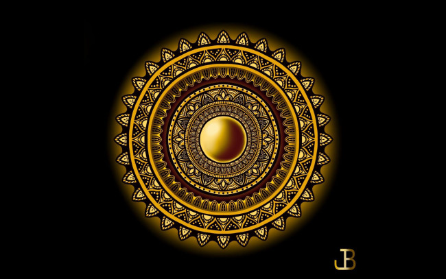 Обои картинки фото векторная графика, -графика , graphics, круг, орнамент