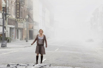 обоя кино фильмы, silent hill, женщина, город, дым