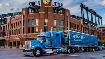 Картинка автомобили kenworth truck western фура